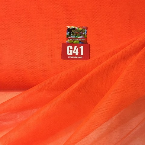 Grek Tül Fosforlu Turuncu 25m