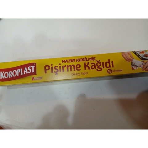Koroplast Pişirme Kağıdı Kesik 16lı