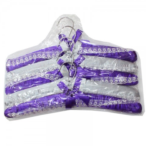 Saten Kaplı Askı Lila Mor