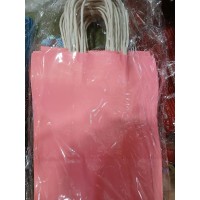Kraft Çanta 12*15*6 Pembe