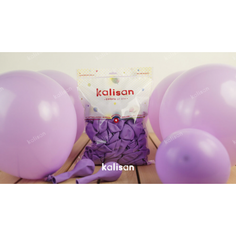 Balon Dekorasyon 12" Kalisan Lila