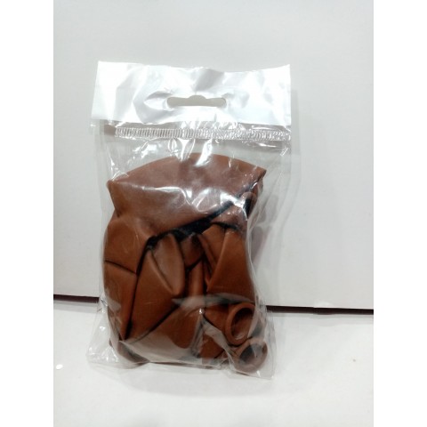Balon Dekorasyon 12" Kalisan Karamel Kahve  Küçük Paket