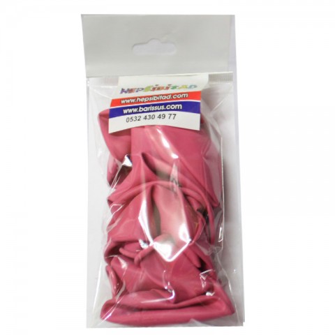 Balon Dekorasyon 12" Kalisan Fuşya Küçük Paket