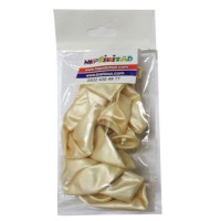 Balon Dekorasyon 12" Kalisan Beyaz Sedefli Küçük Paket