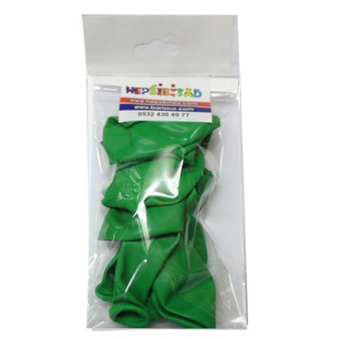 Balon Dekorasyon 12" Kalisan Çimen Yeşili Küçük Paket