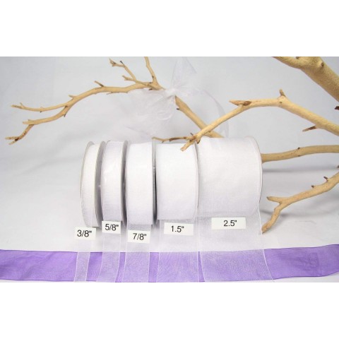 Kurdela Organze 1cm Beyaz