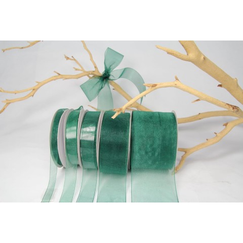 Kurdela Organze 1cm Yeşil
