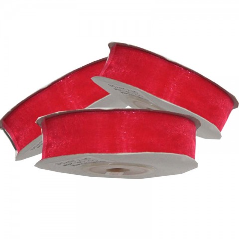 Kurdela Organze 2cm Fuşya