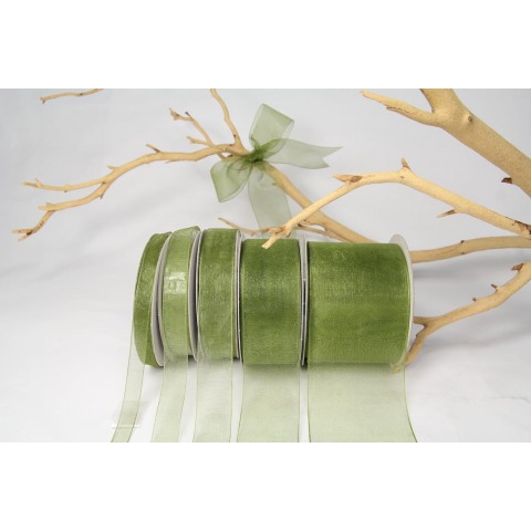 Kurdela Organze 1cm Yağ Yeşili